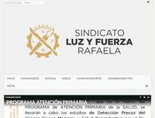 Tablet Screenshot of luzyfuerzarafaela.org